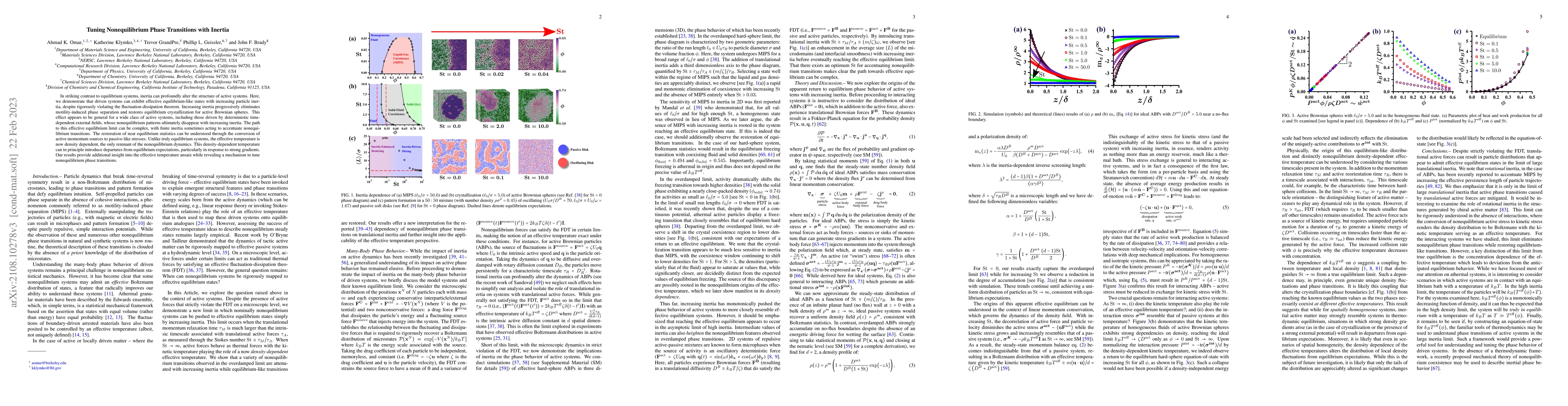 Thumbnail for Tuning Nonequilibrium Phase Transitions with Inertia