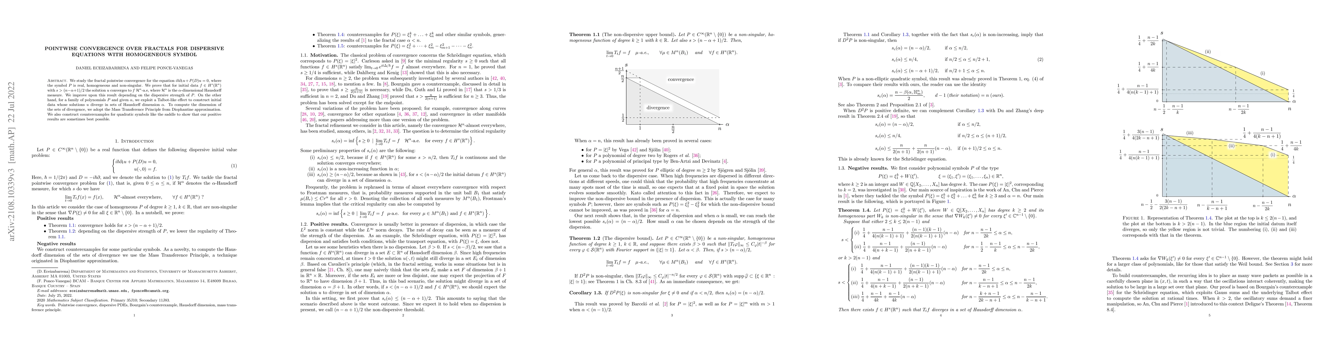Thumbnail for Pointwise convergence over fractals for dispersive equations with
  homogeneous symbol