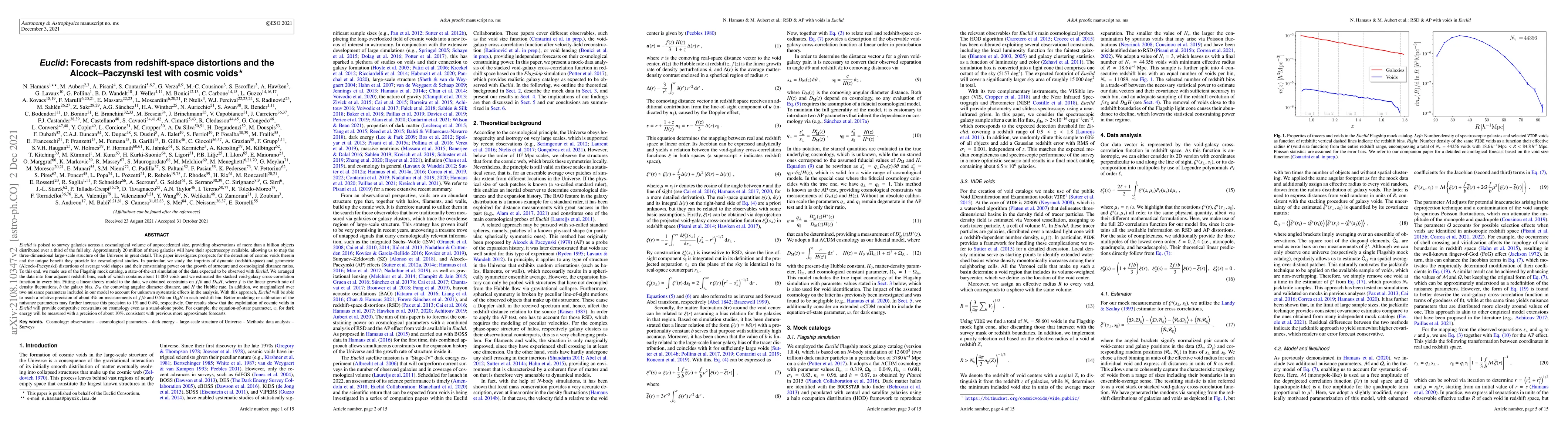 Thumbnail for Euclid: Forecasts from redshift-space distortions and the
  Alcock-Paczynski test with cosmic voids