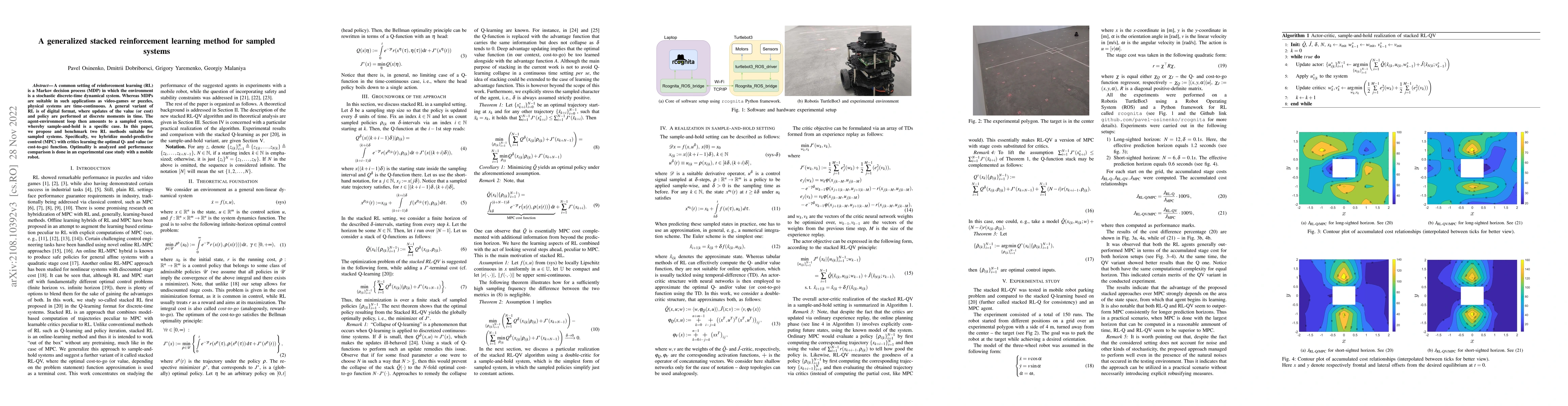 Thumbnail for A generalized stacked reinforcement learning method for sampled systems