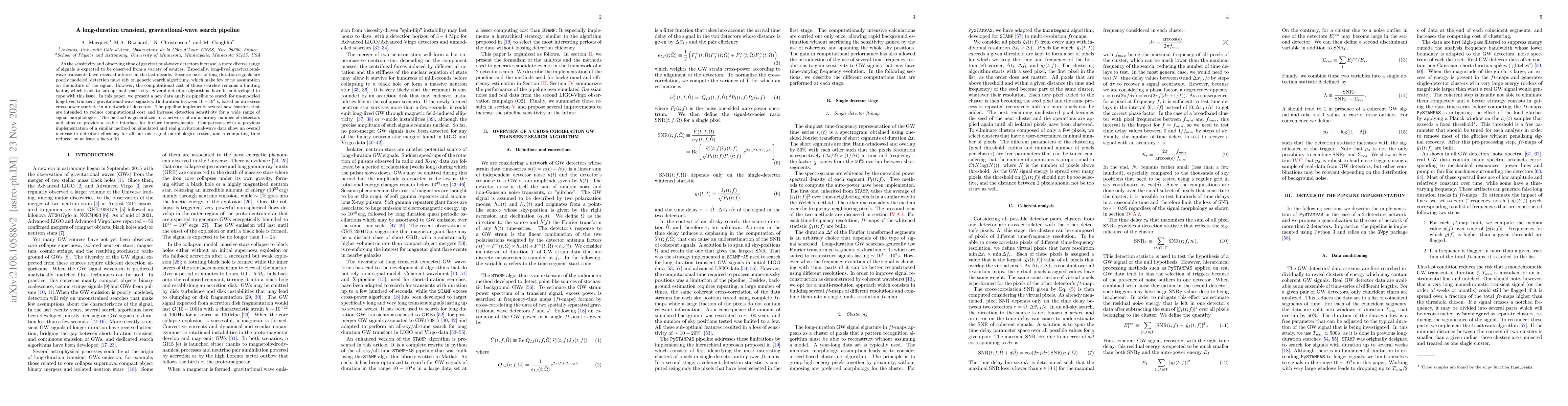 Thumbnail for Long-duration transient, gravitational-wave search pipeline