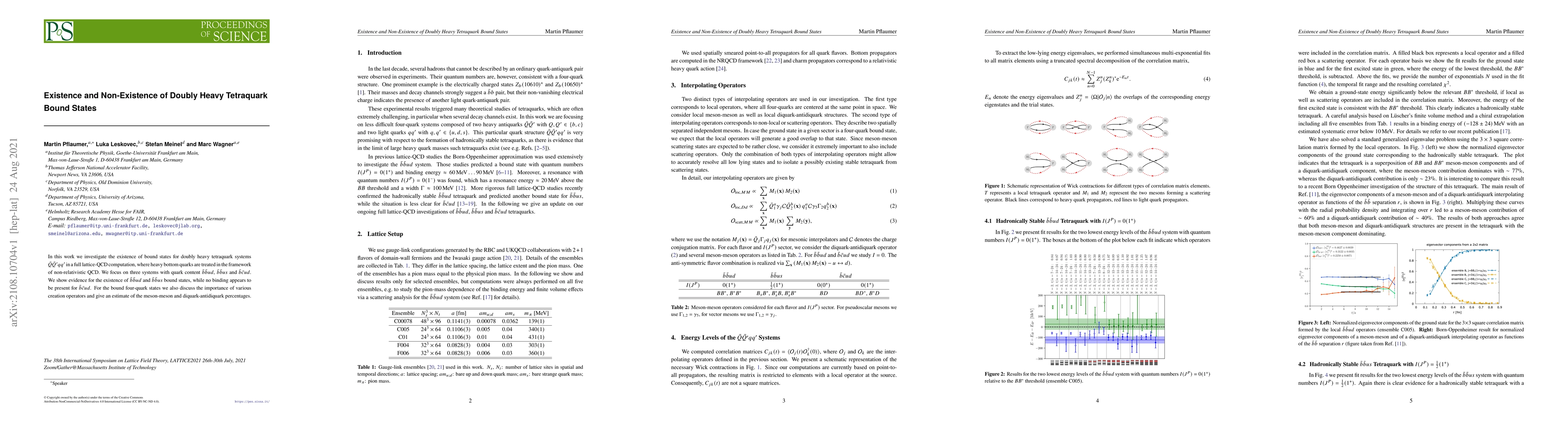 Thumbnail for Existence and Non-Existence of Doubly Heavy Tetraquark Bound States