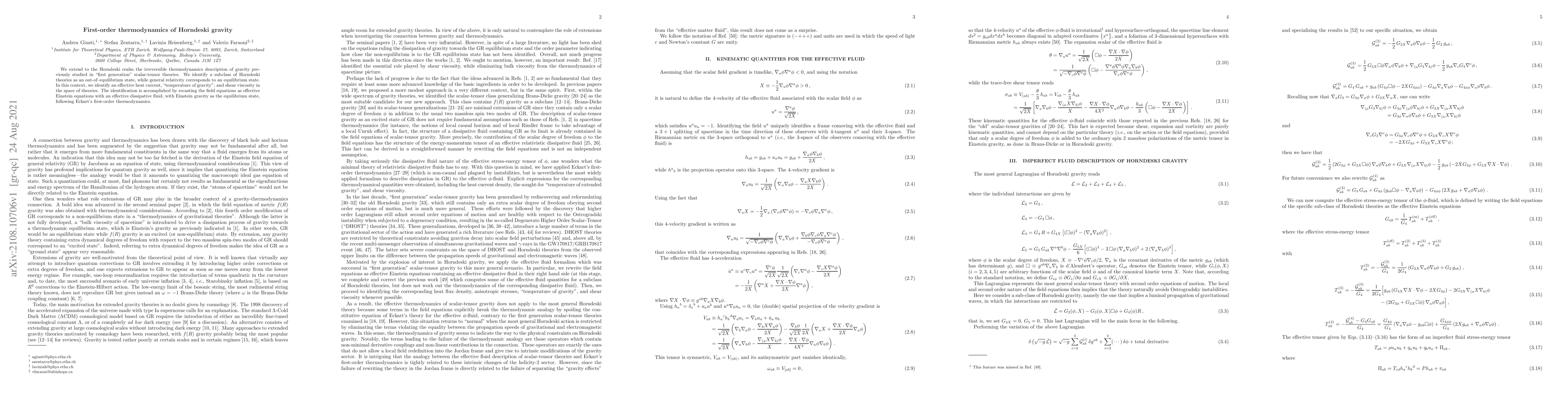 Thumbnail for First-order thermodynamics of Horndeski gravity
