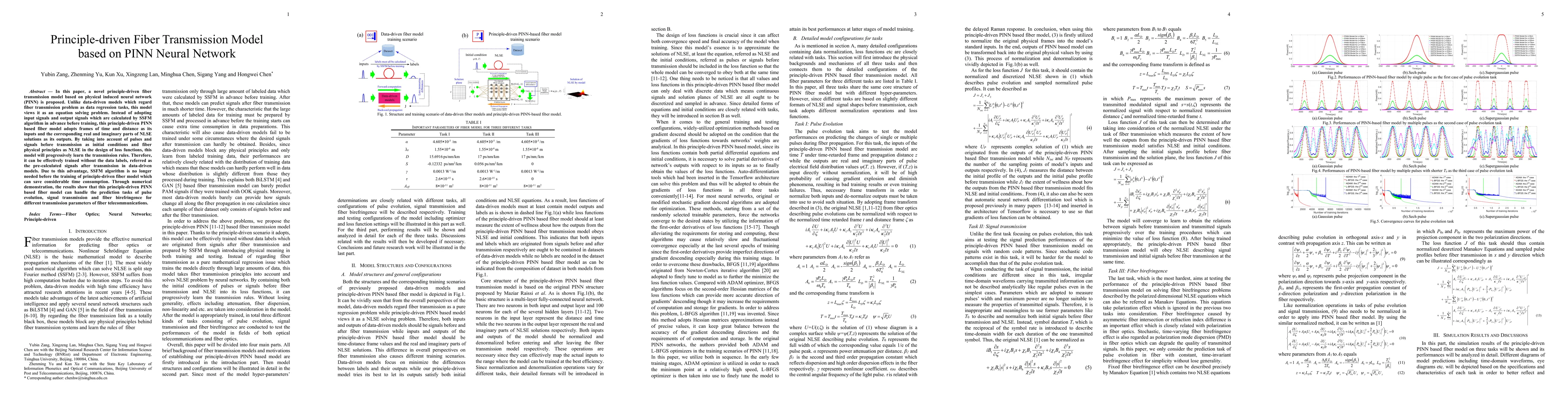 Thumbnail for Principle-driven Fiber Transmission Model based on PINN Neural Network