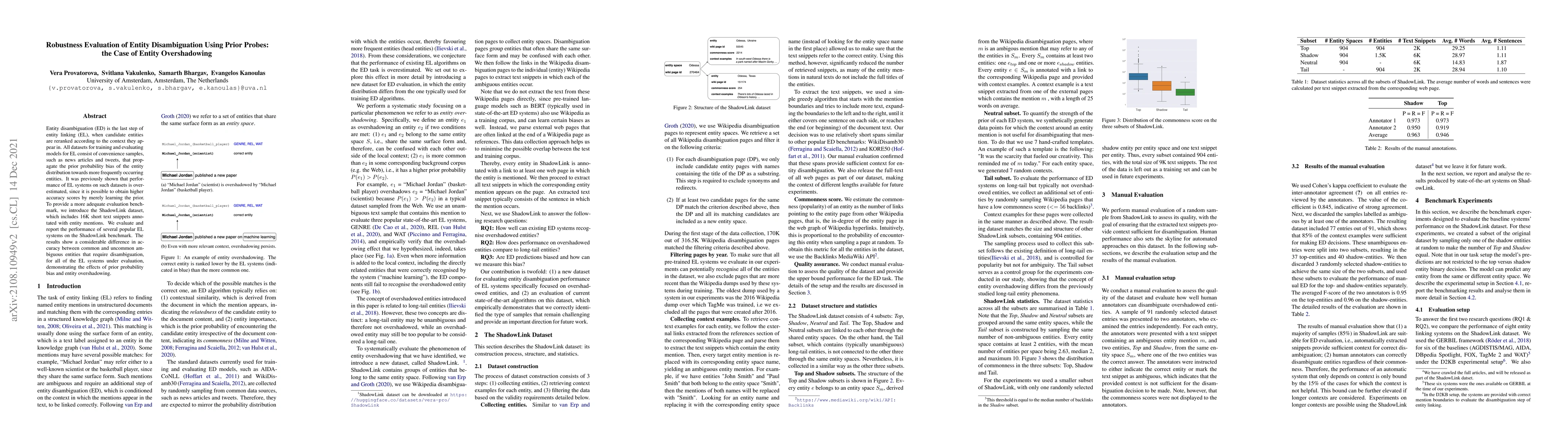 Thumbnail for Robustness Evaluation of Entity Disambiguation Using Prior Probes:the
  Case of Entity Overshadowing
