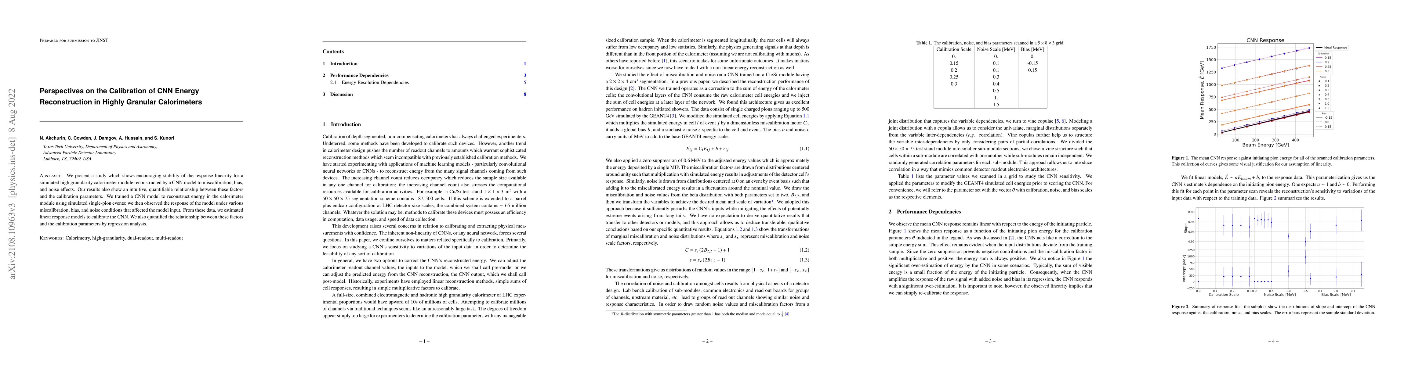 Thumbnail for Perspectives on the Calibration of CNN Energy Reconstruction in Highly
  Granular Calorimeters