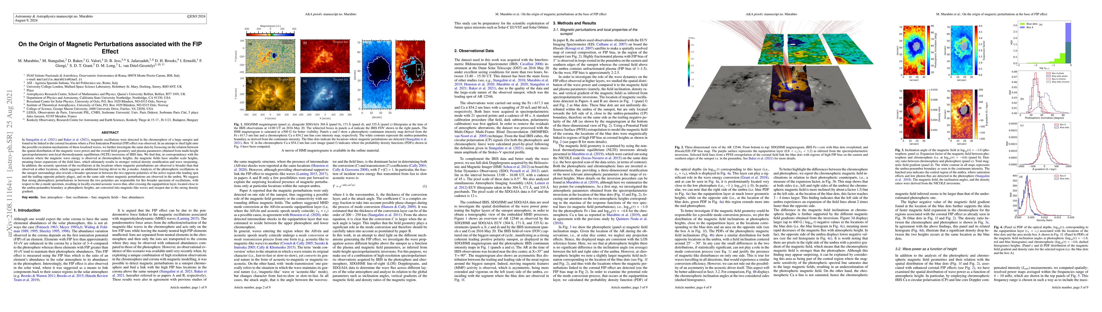 Thumbnail for On the Origin of Magnetic Pertubations associated with the FIP effect