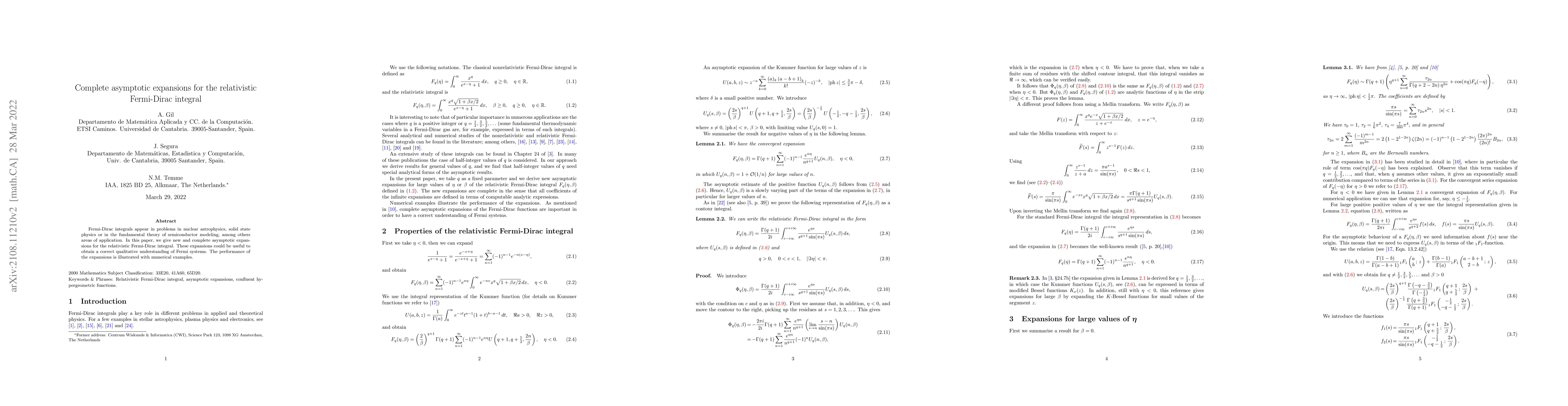 Thumbnail for Complete asymptotic expansions for the relativistic Fermi-Dirac integral