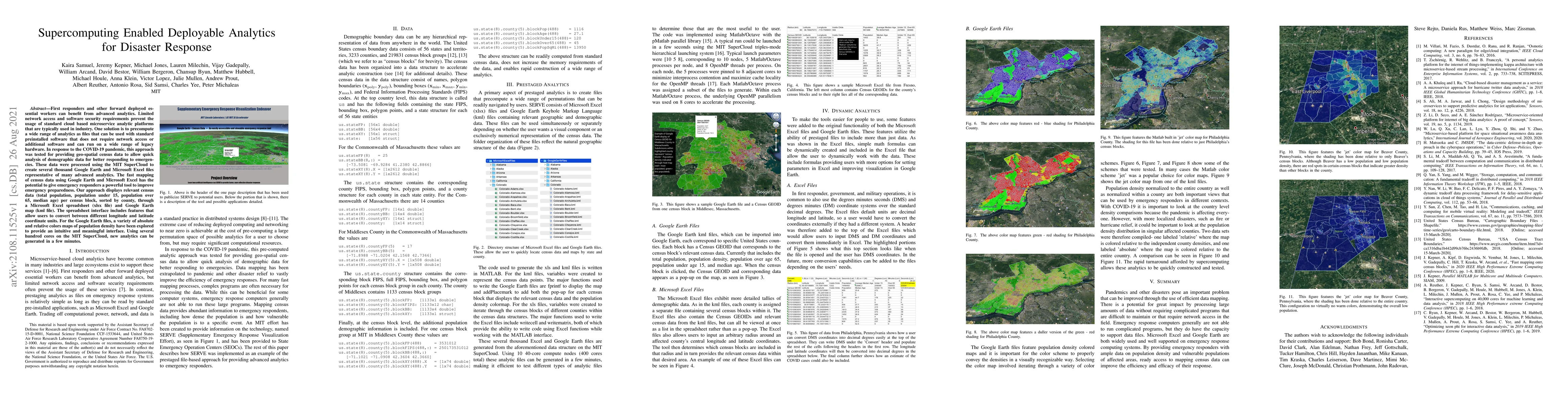 Thumbnail for Supercomputing Enabled Deployable Analytics for Disaster Response
