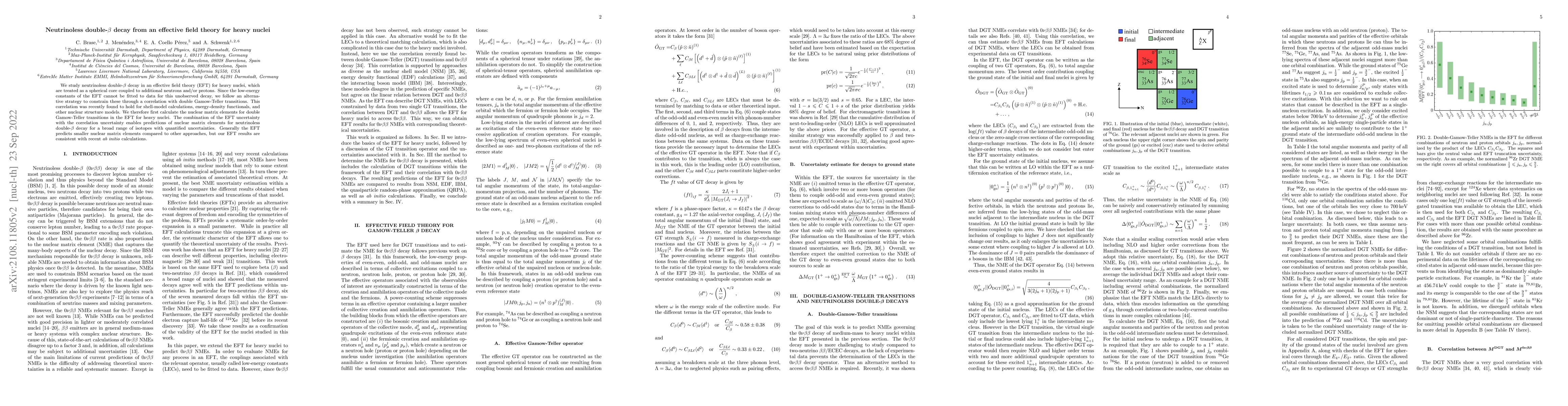 Thumbnail for Neutrinoless double-beta decay from an effective field theory for heavy
  nuclei