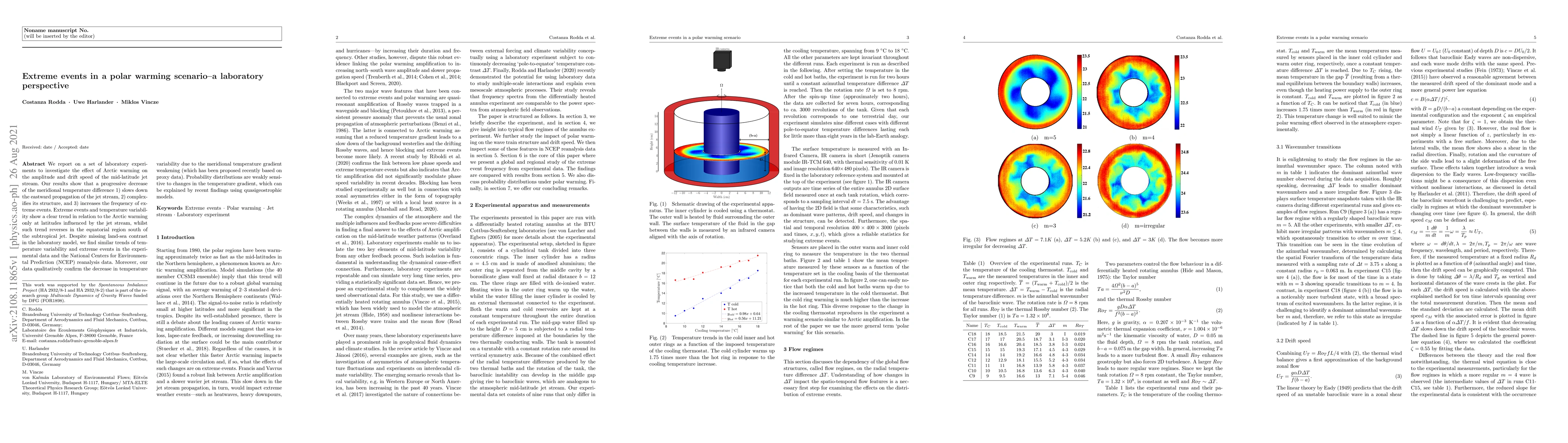 Thumbnail for Extreme events in a polar warming scenario--a laboratory perspective