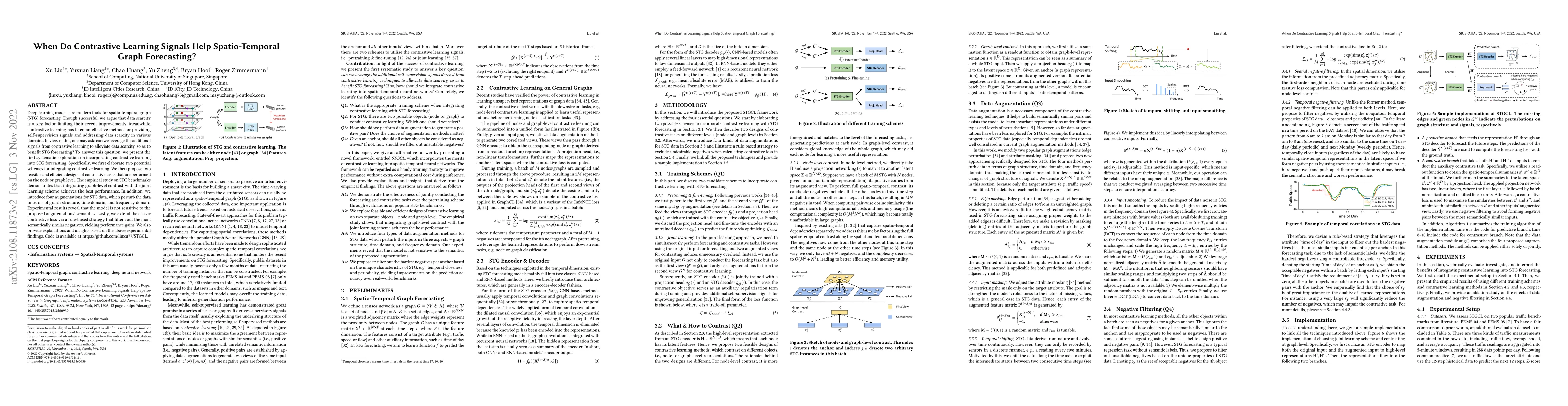 Thumbnail for When Do Contrastive Learning Signals Help Spatio-Temporal Graph
  Forecasting?