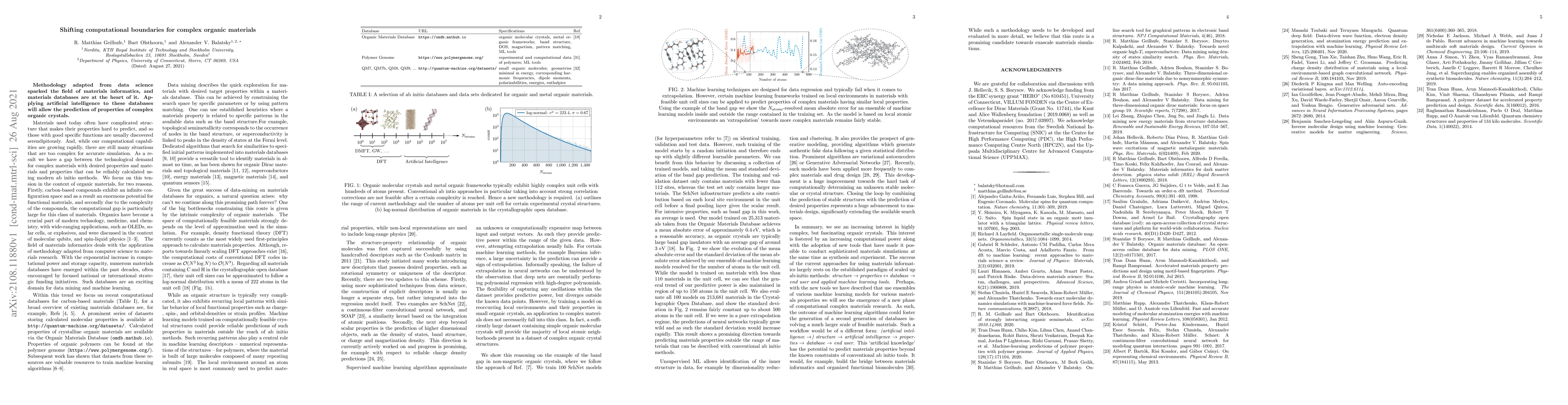 Thumbnail for Shifting computational boundaries for complex organic materials