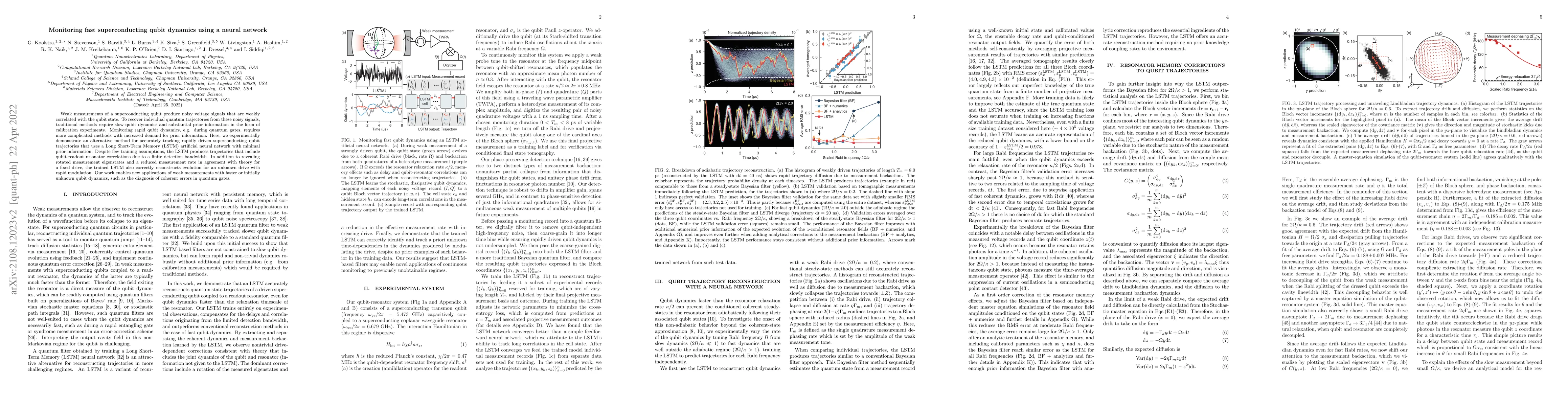 Thumbnail for Monitoring fast superconducting qubit dynamics using a neural network