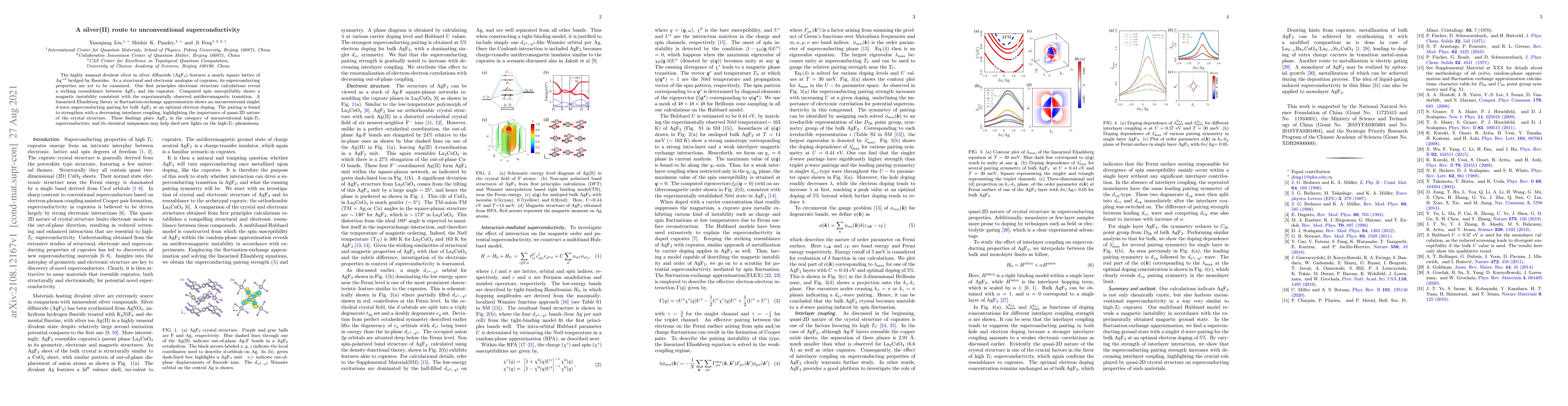 Thumbnail for A silver(II) route to unconventional superconductivity