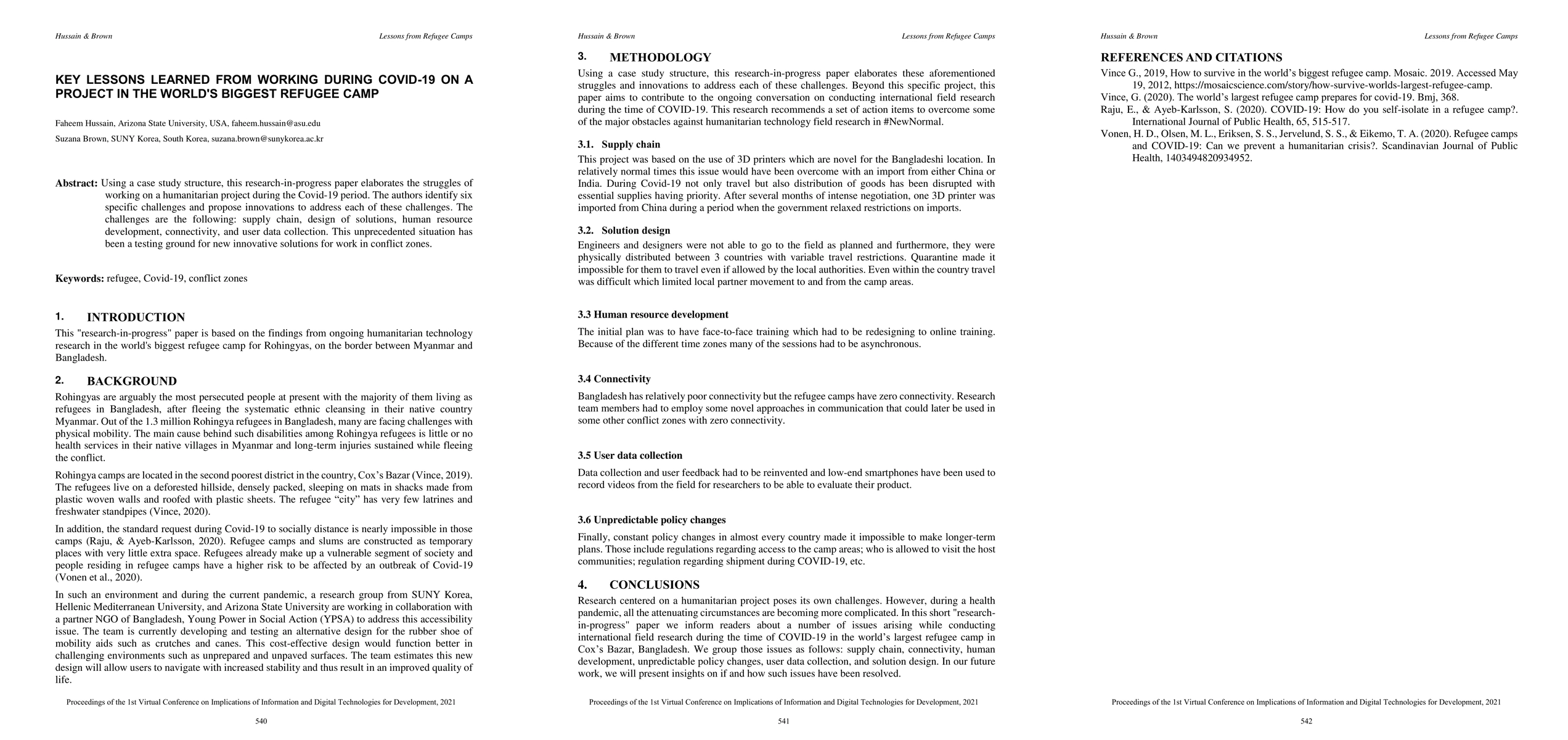 Thumbnail for Key Lessons Learned from Working During Covid-19 on a Project in the
  World's Biggest Refugee Camp