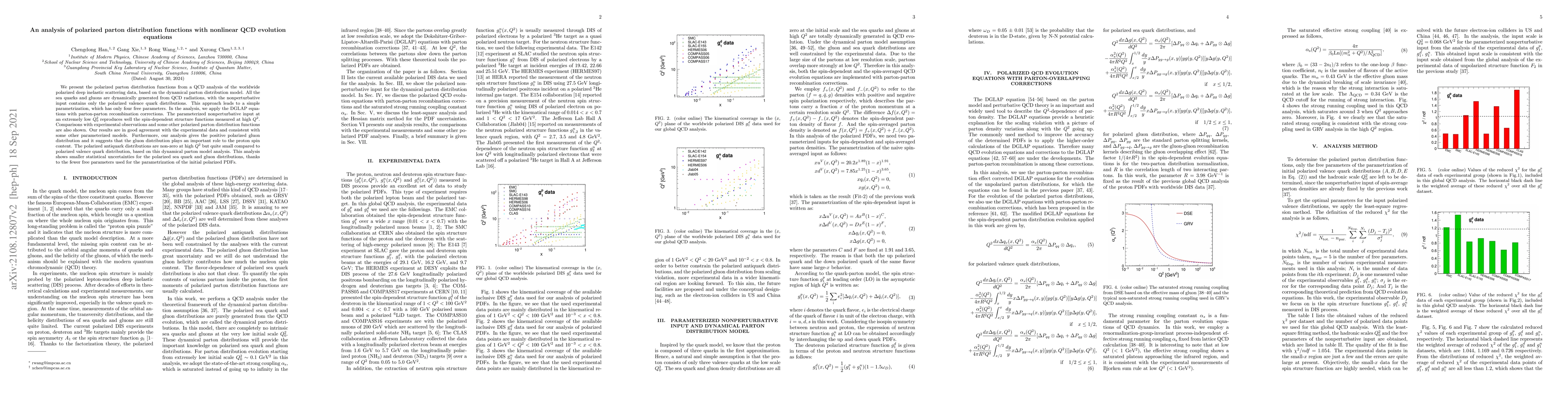 Thumbnail for An analysis of polarized parton distribution functions with nonlinear
  QCD evolution equations