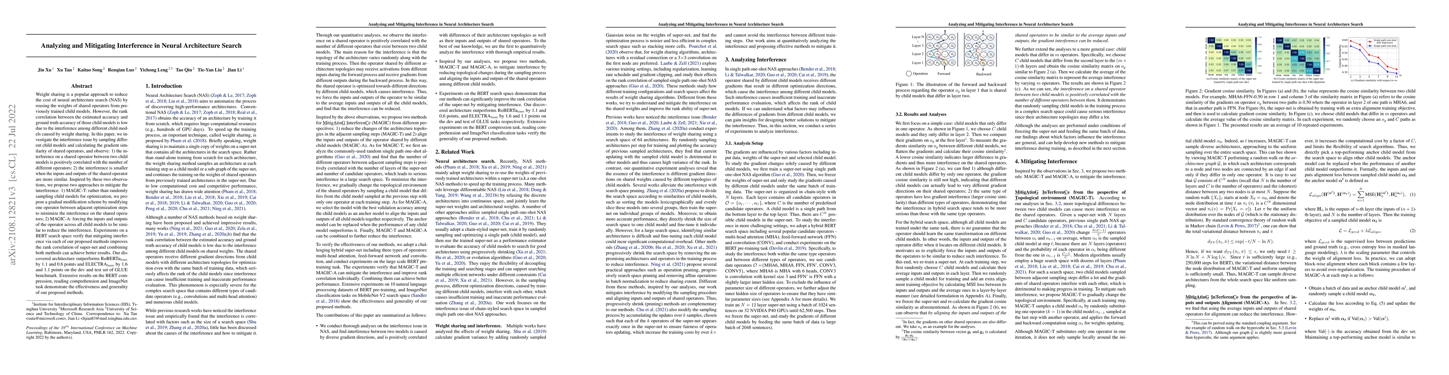 Thumbnail for Analyzing and Mitigating Interference in Neural Architecture Search