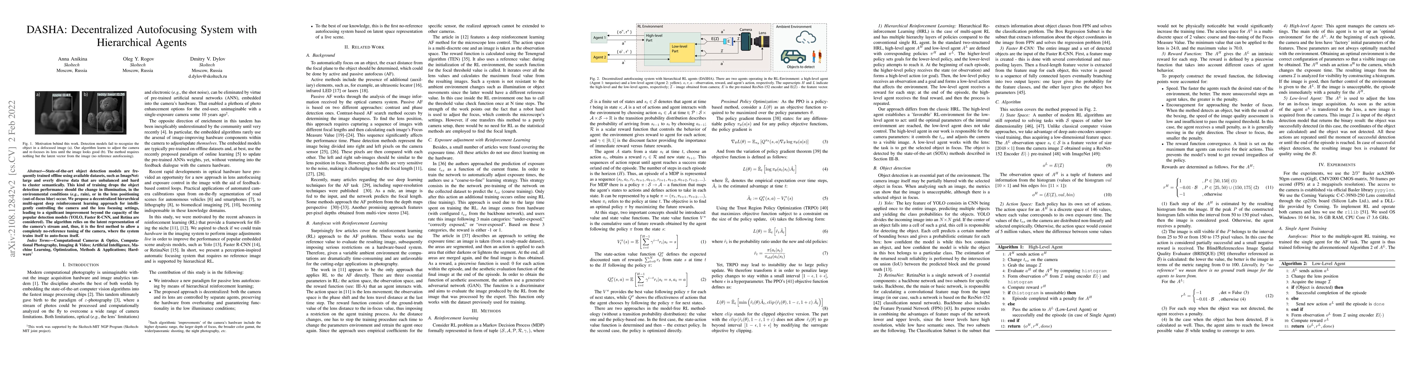 Thumbnail for DASHA: Decentralized Autofocusing System with Hierarchical Agents