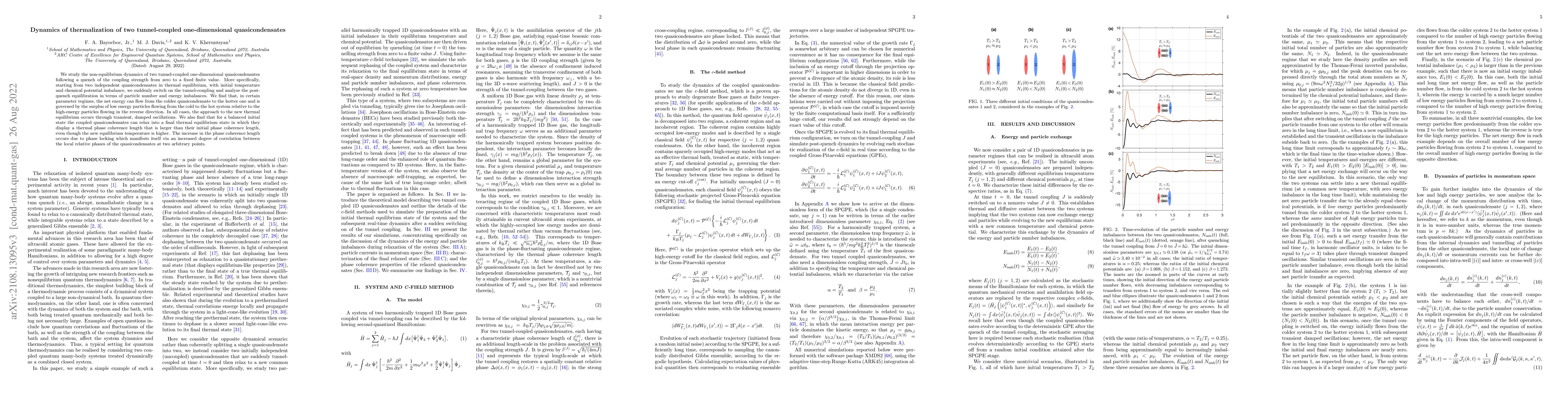 Thumbnail for Dynamics of thermalization of two tunnel-coupled one-dimensional
  quasicondensates