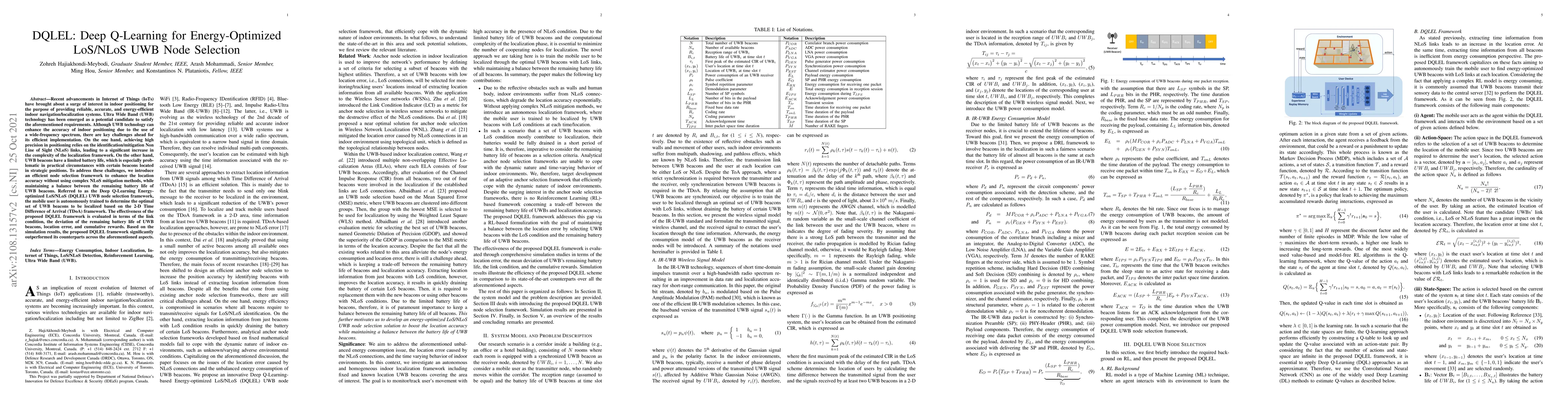 Thumbnail for DQLEL: Deep Q-Learning for Energy-Optimized LoS/NLoS UWB Node Selection