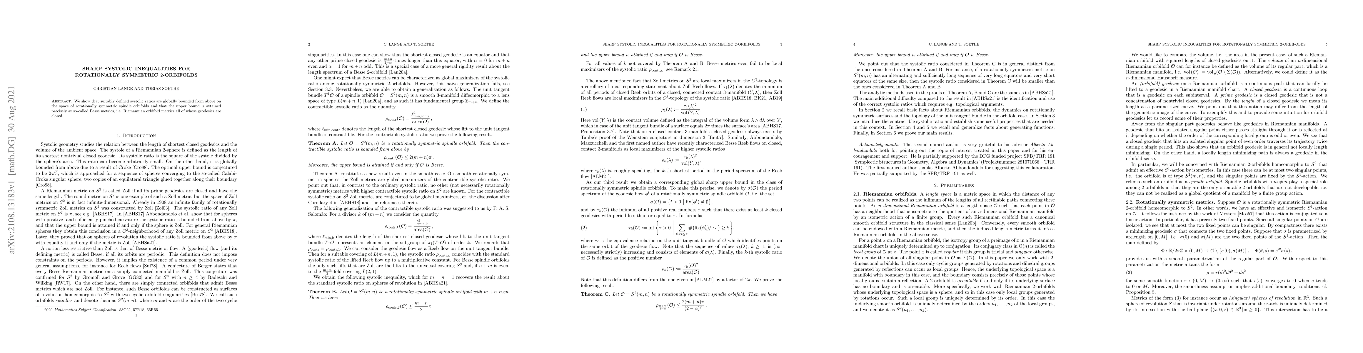 Thumbnail for Sharp systolic inequalities for rotationally symmetric 2-orbifolds