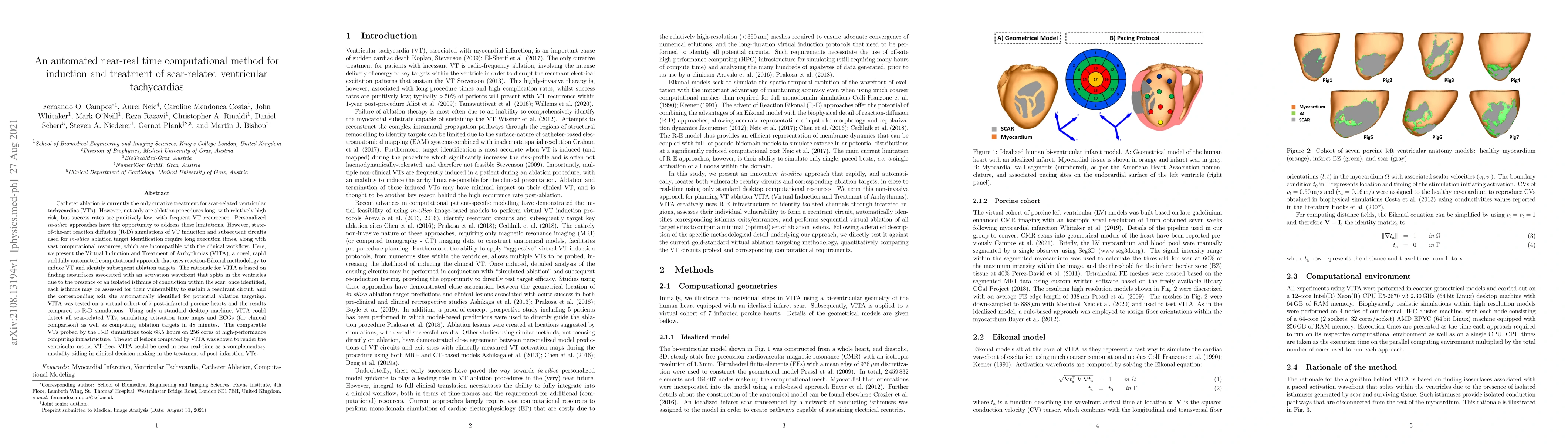 Thumbnail for An automated near-real time computational method for induction and
  treatment of scar-related ventricular tachycardias