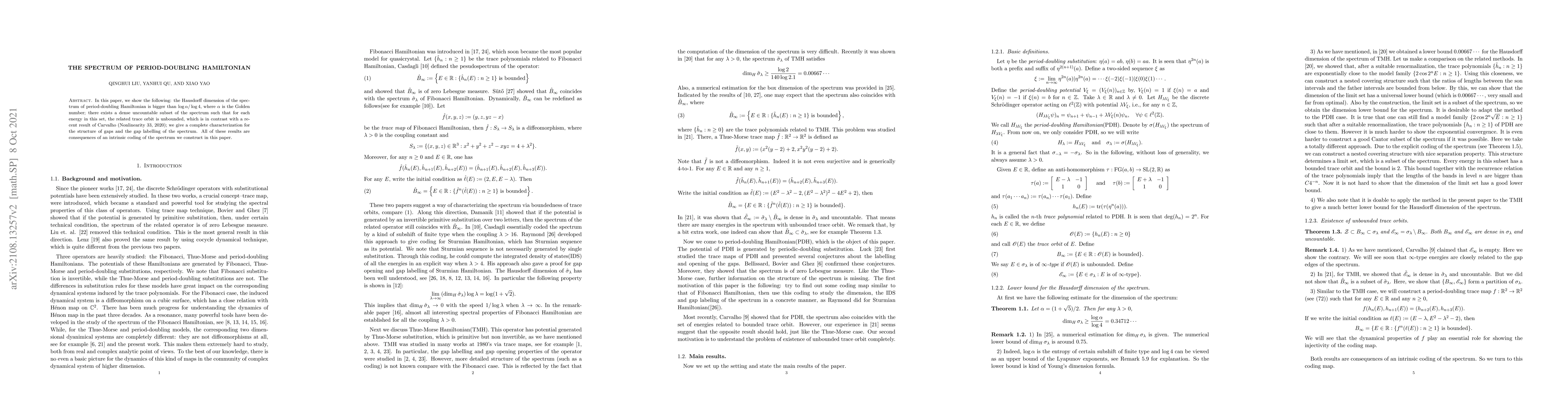 Thumbnail for The spectrum of period-doubling Hamiltonian