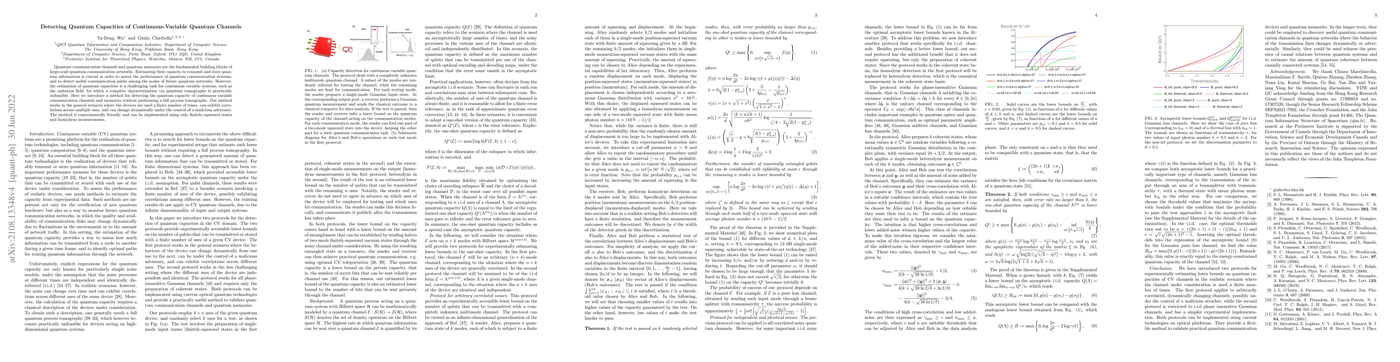 Thumbnail for Detecting Quantum Capacities of Continuous-Variable Quantum Channels