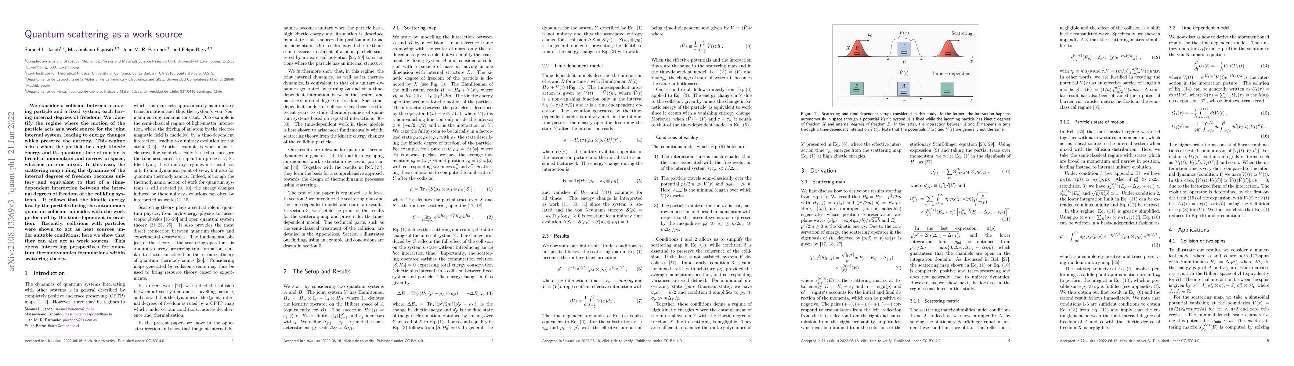 Thumbnail for Quantum scattering as a work source