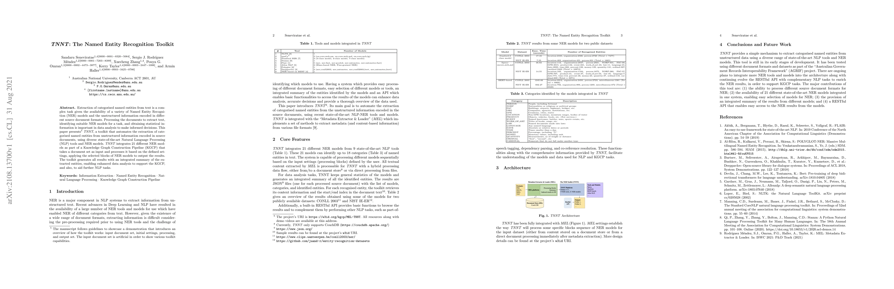 Thumbnail for TNNT: The Named Entity Recognition Toolkit