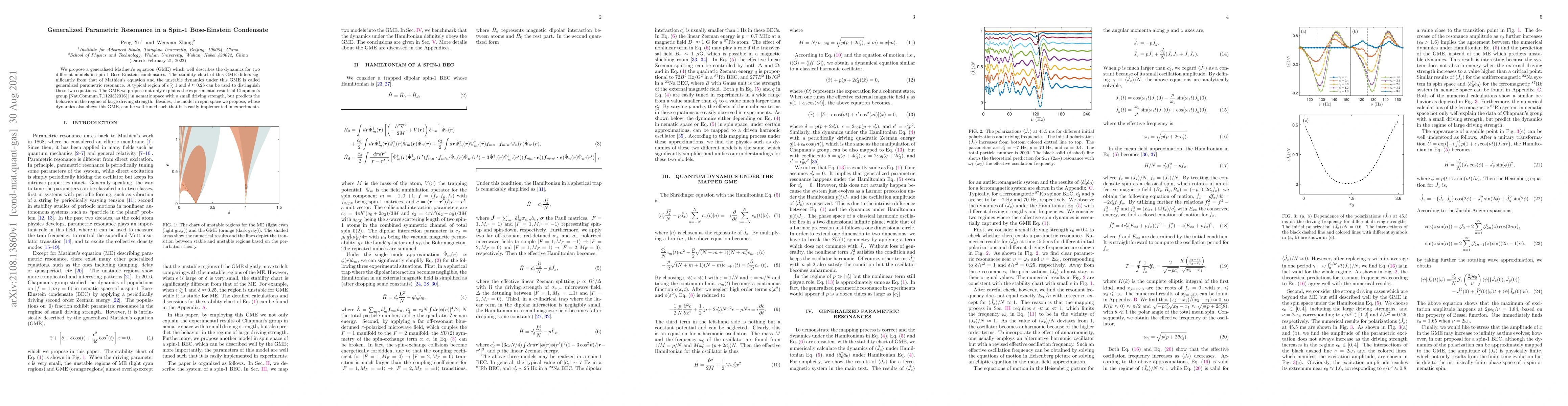 Thumbnail for Generalized parametric resonance in a spin-1 Bose-Einstein condensate