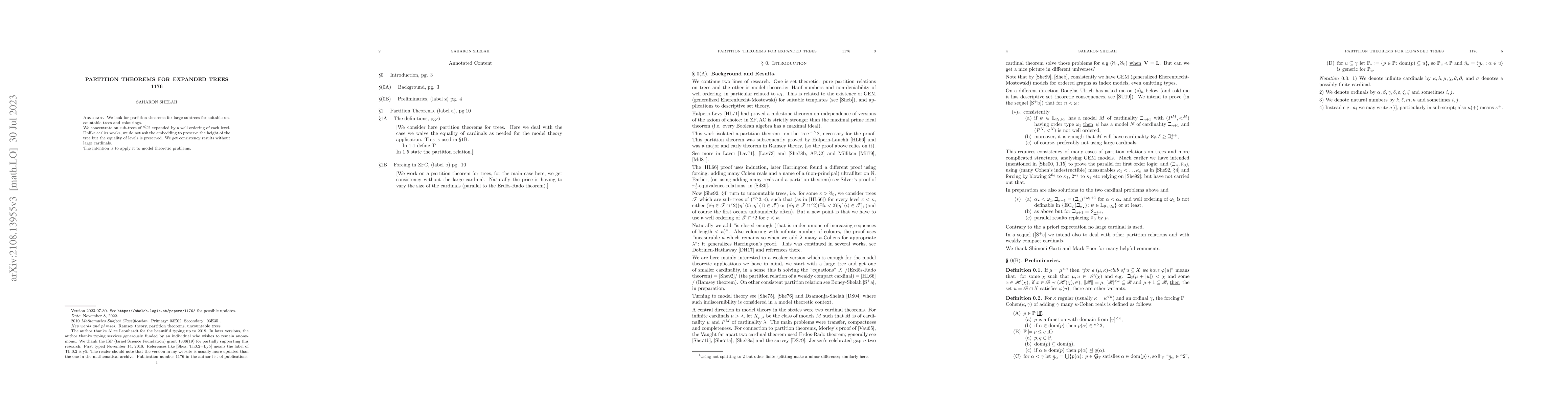 Thumbnail for Partition theorems for expanded trees