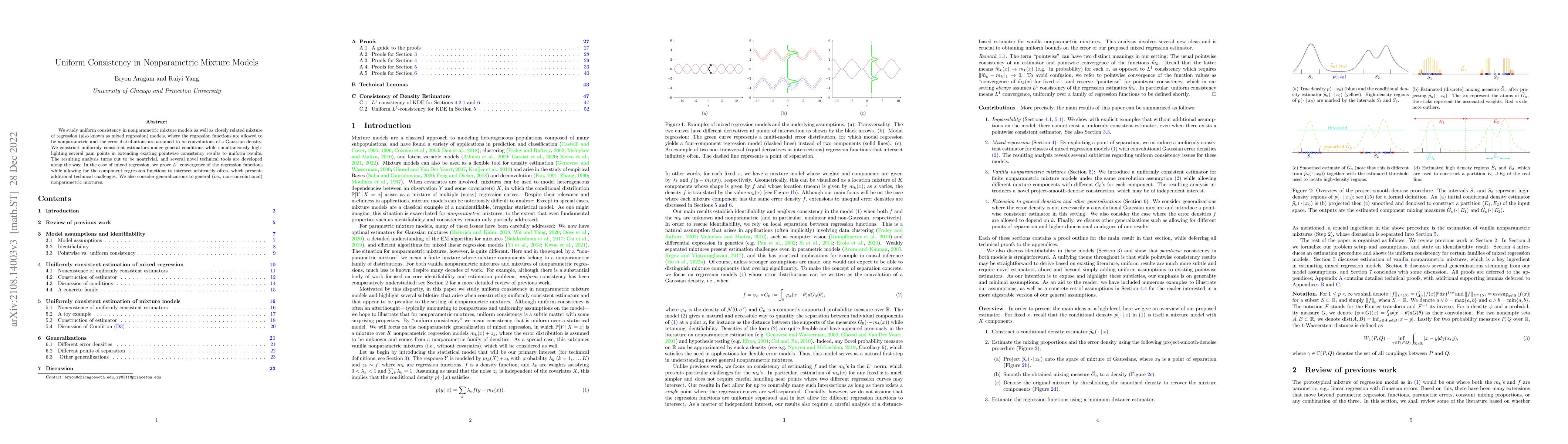 Thumbnail for Uniform Consistency in Nonparametric Mixture Models