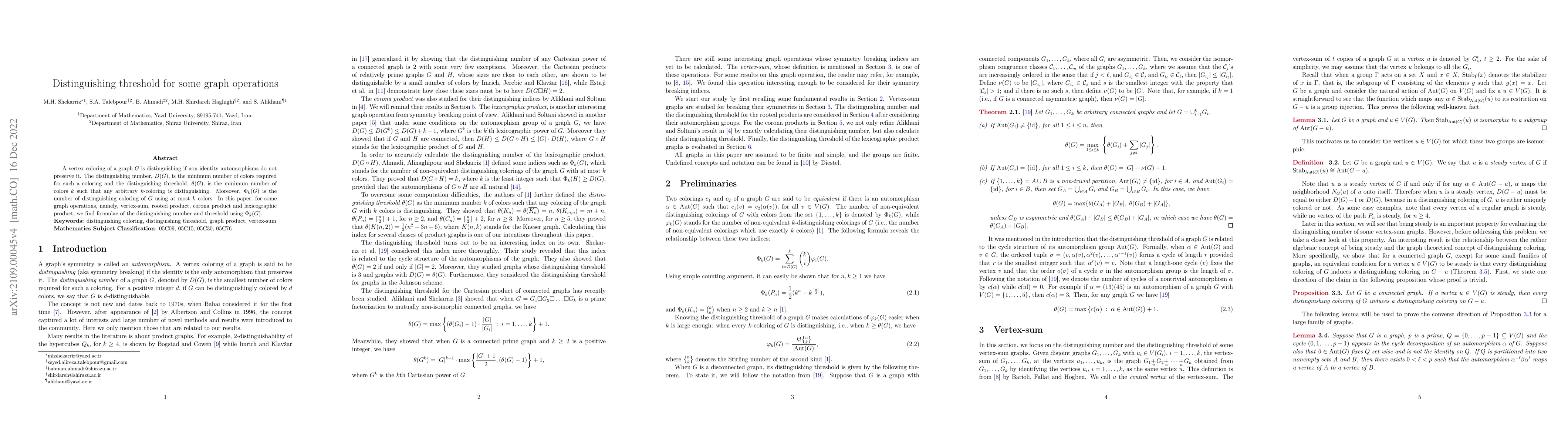 Thumbnail for Distinguishing threshold for some graph operations