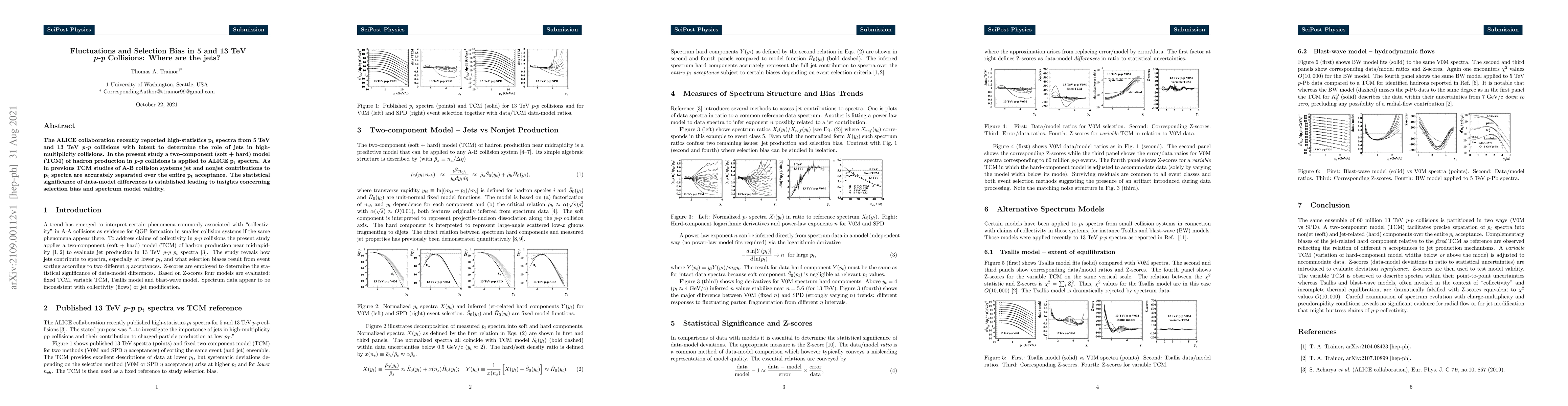 Thumbnail for Fluctuations and Selection Bias in 5 and 13 TeV p-p Collisions: Where
  are the jets?