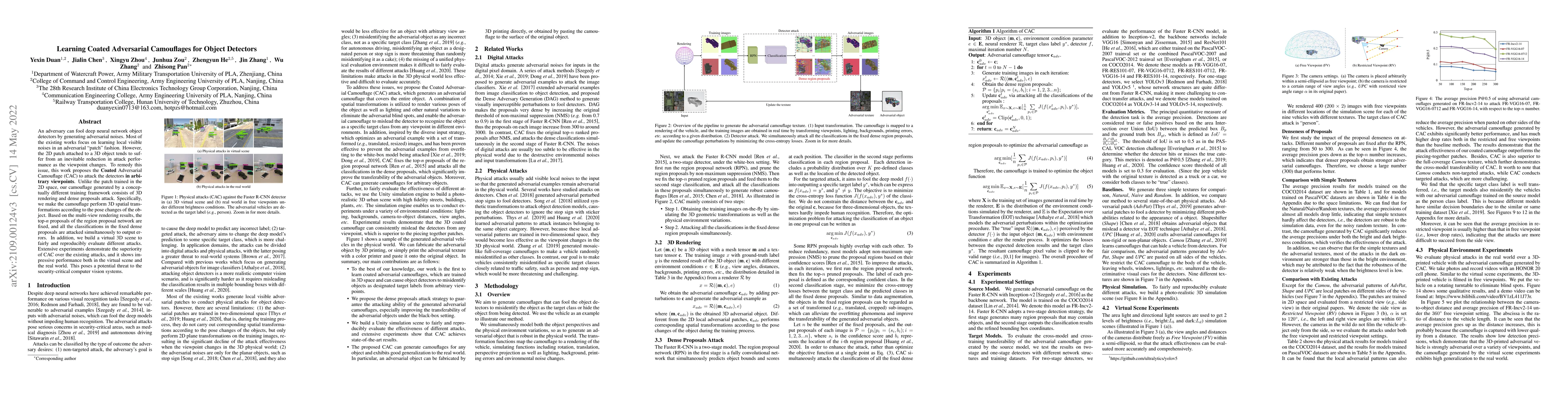 Thumbnail for Learning Coated Adversarial Camouflages for Object Detectors