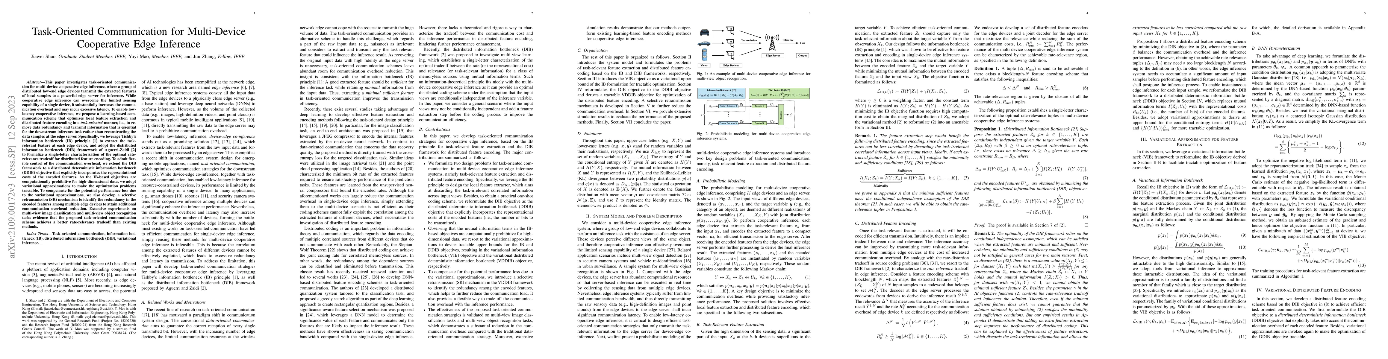 Thumbnail for Task-Oriented Communication for Multi-Device Cooperative Edge Inference