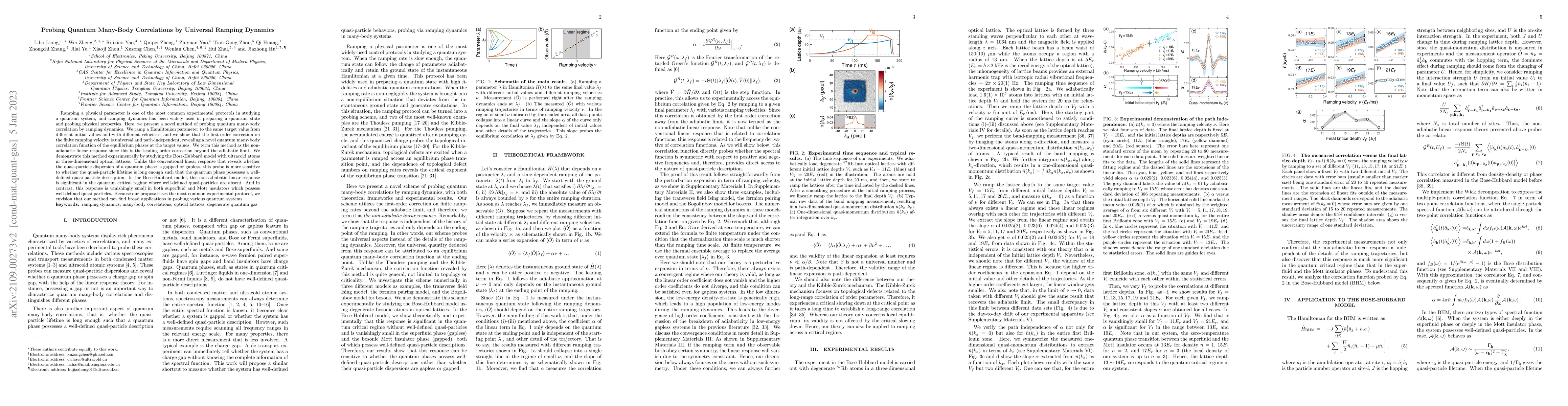 Thumbnail for Probing quantum many-body correlations by universal ramping dynamics