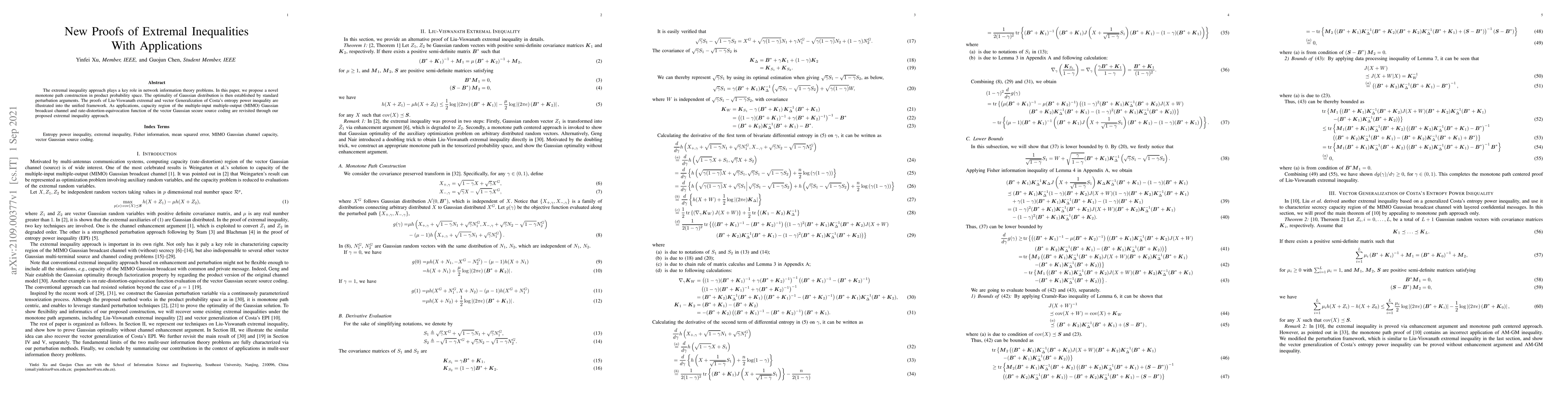 Thumbnail for New Proofs of Extremal Inequalities With Applications