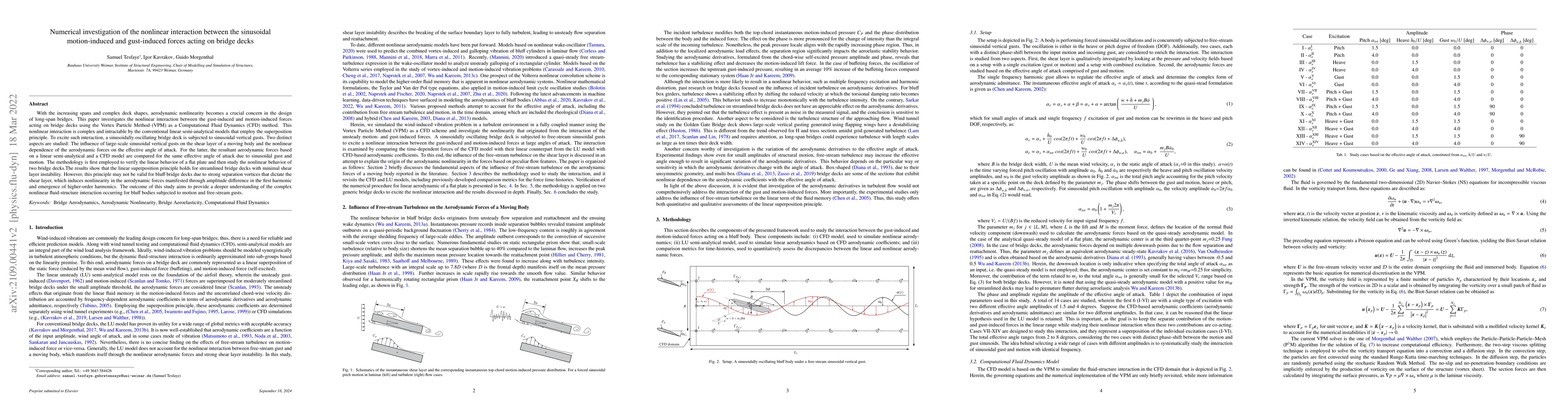 Thumbnail for Numerical investigation of the nonlinear interaction between the
  sinusoidal motion-induced and gust-induced forces acting on bridge decks