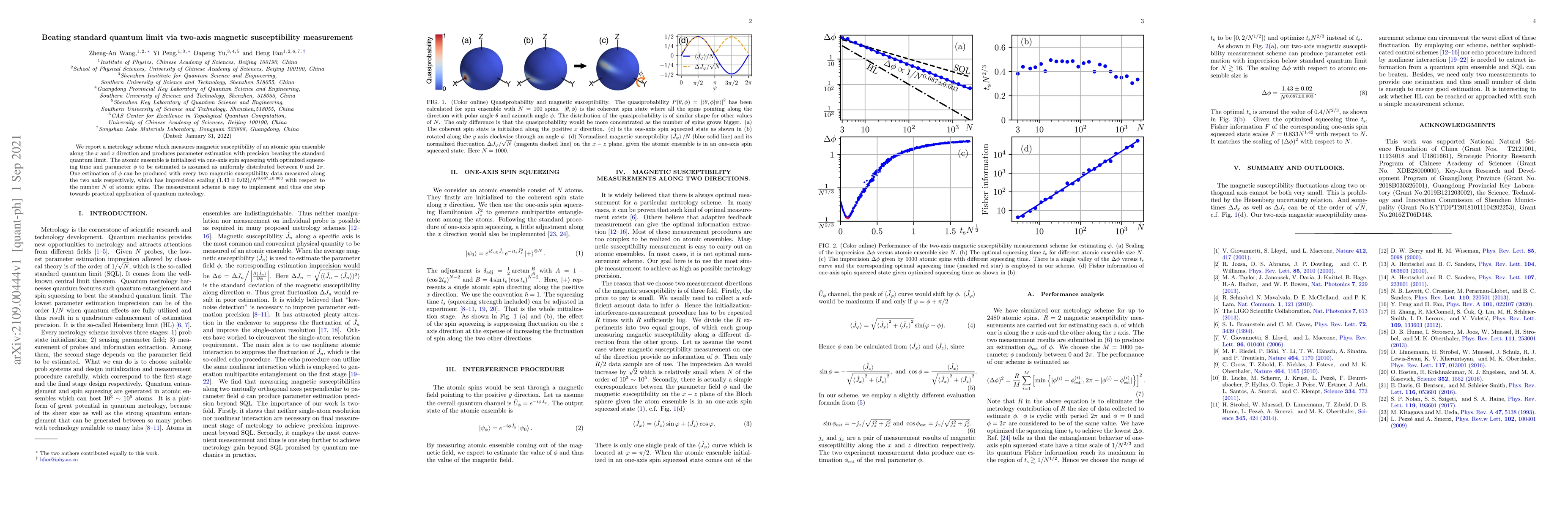 Thumbnail for Beating standard quantum limit via two-axis magnetic susceptibility
  measurement