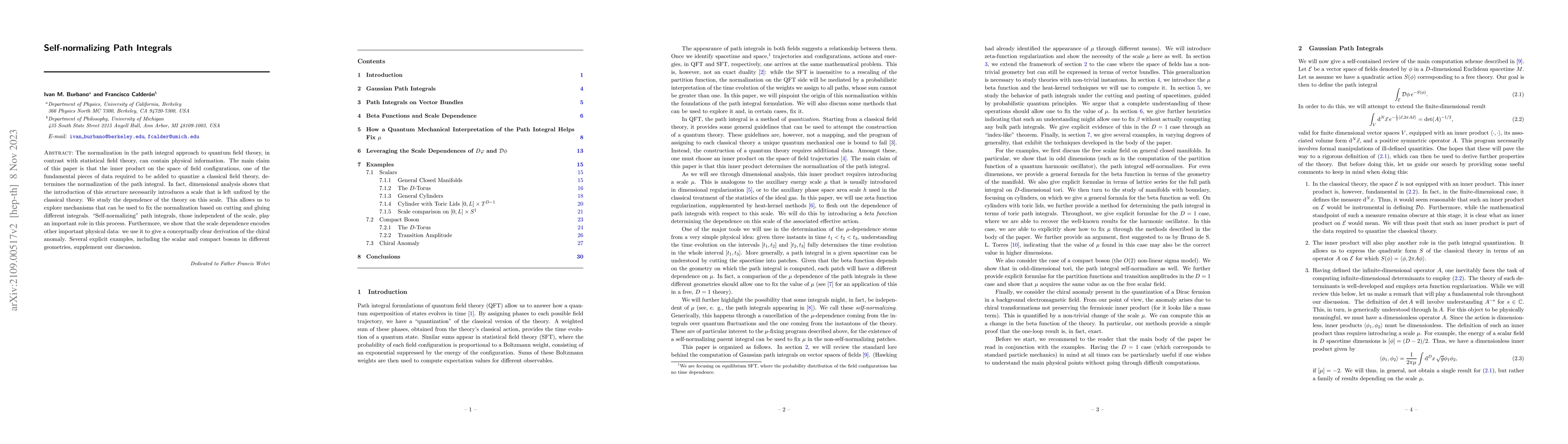 Thumbnail for Self-normalizing Path Integrals