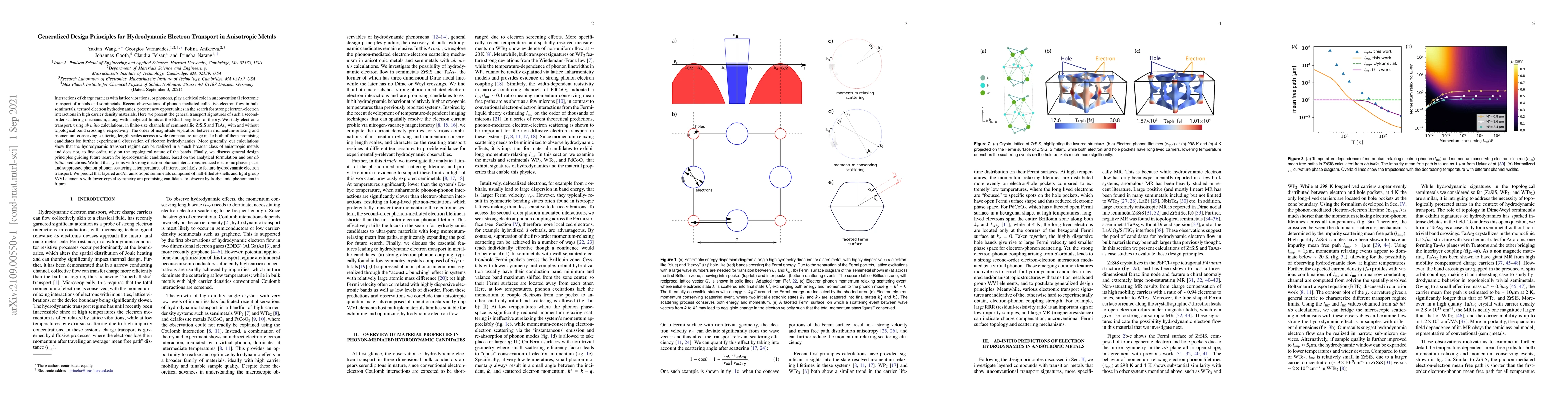 Thumbnail for Generalized Design Principles for Hydrodynamic Electron Transport in
  Anisotropic Metals