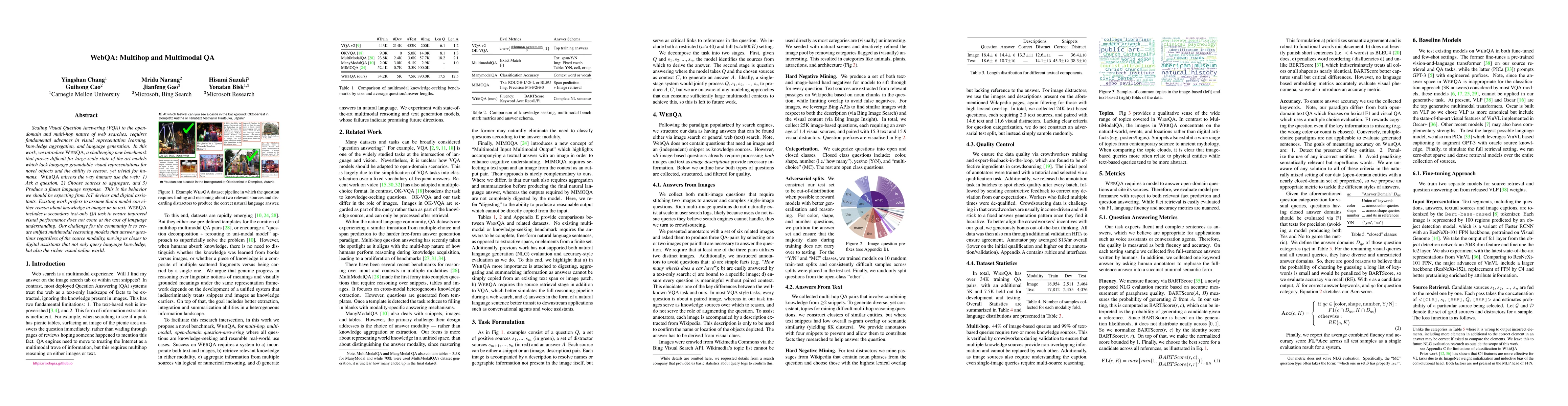 Thumbnail for WebQA: Multihop and Multimodal QA