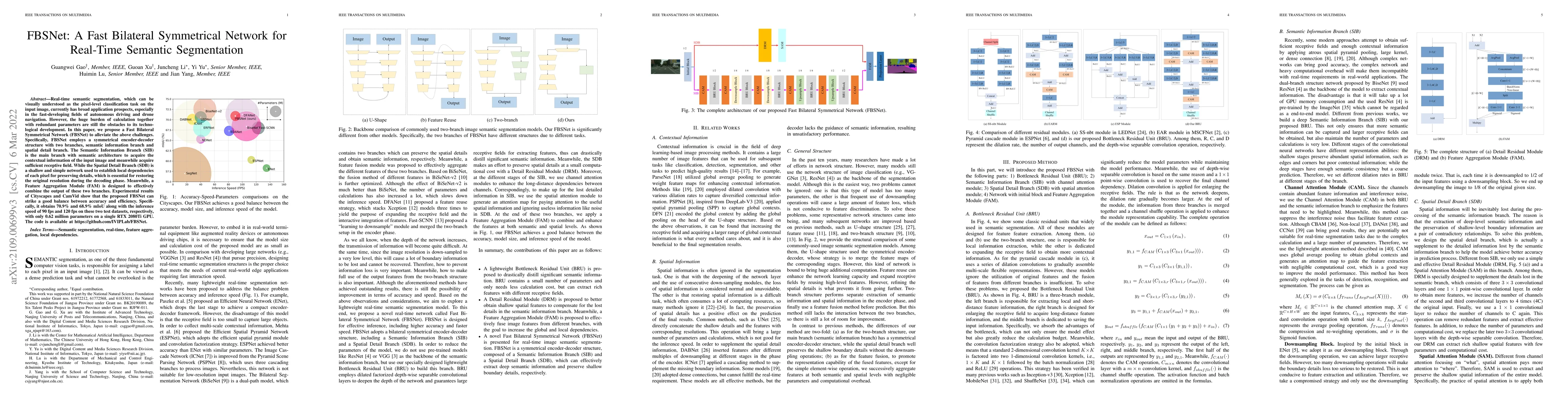 Thumbnail for FBSNet: A Fast Bilateral Symmetrical Network for Real-Time Semantic
  Segmentation