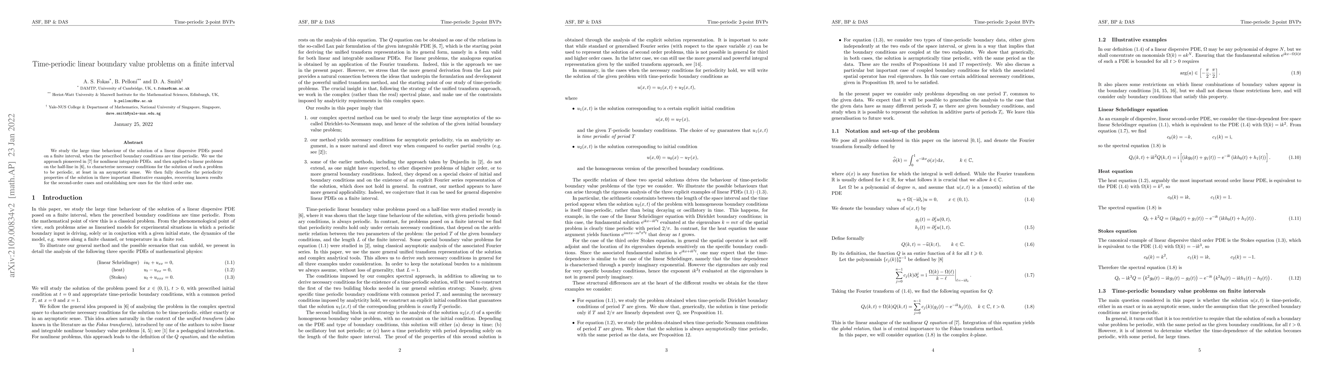 Thumbnail for Time-periodic linear boundary value problems on a finite interval