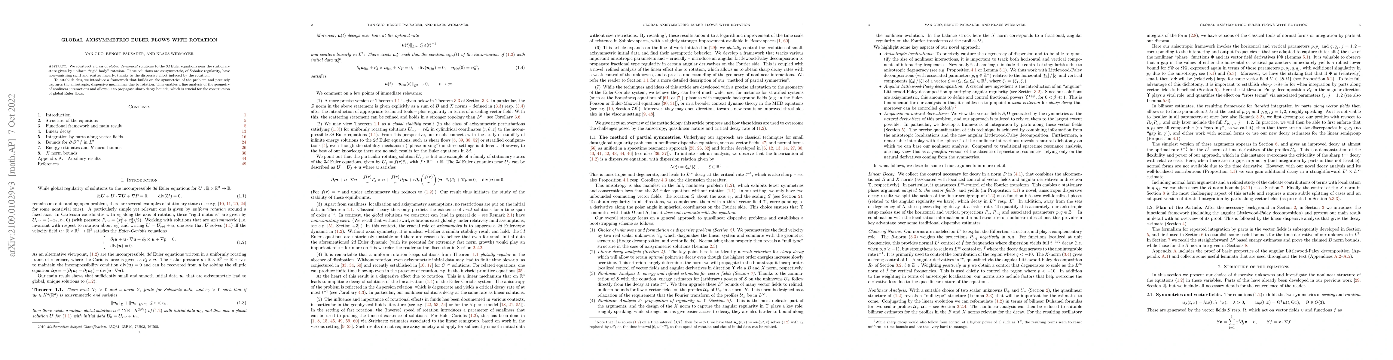 Thumbnail for Global Axisymmetric Euler Flows with Rotation