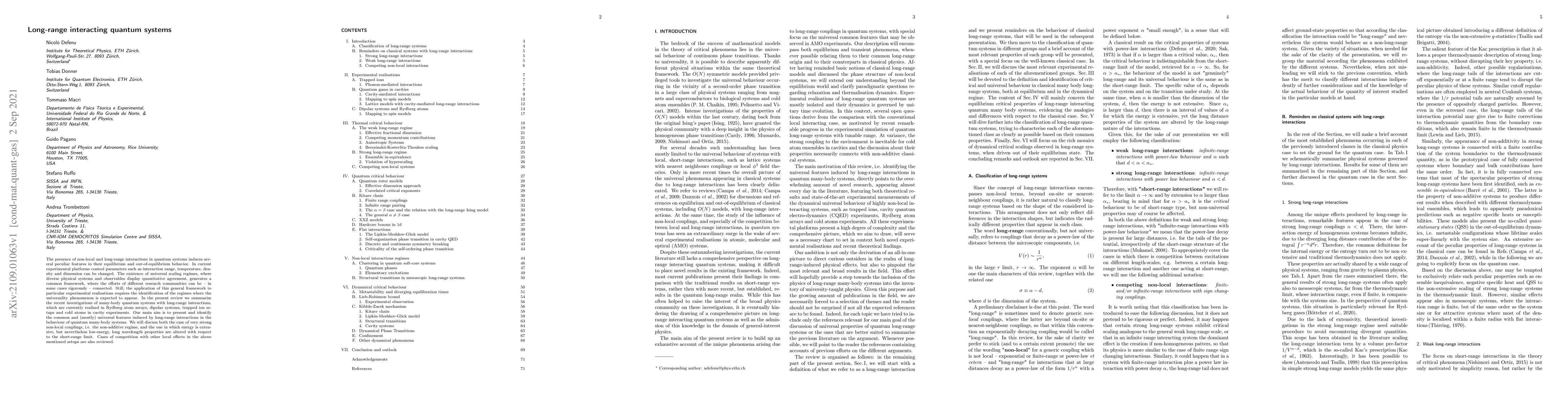 Thumbnail for Long-range interacting quantum systems