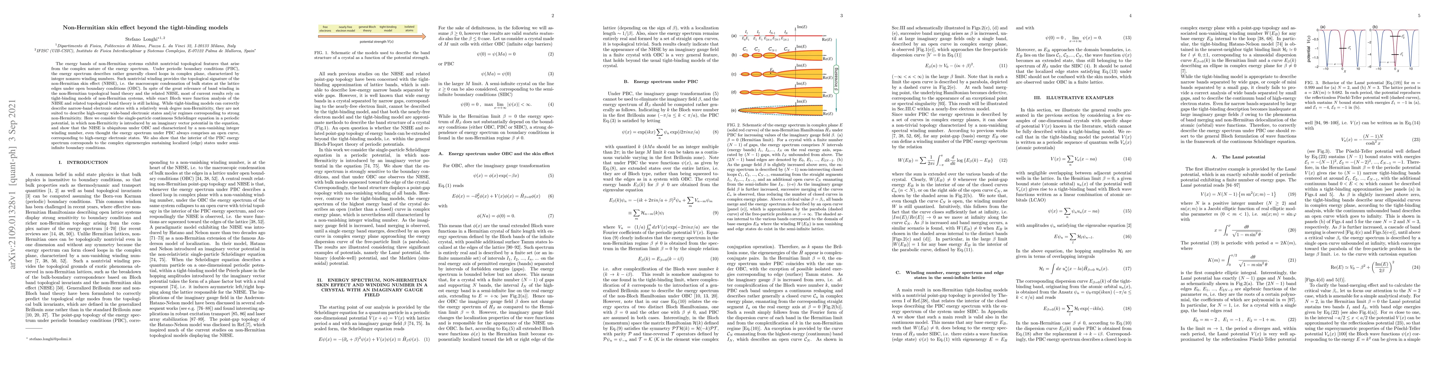Thumbnail for Non-Hermitian skin effect beyond the tight-binding models